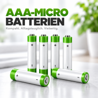 AAA-/Micro-Batterien (LR03) für Fernbedienungen, Spielzeug und Elektronik