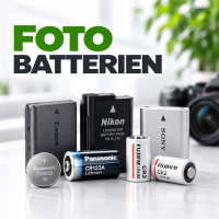 Fotobatterien für Kameras, Blitzgeräte und Fotozubehör