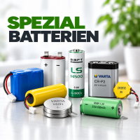 Spezial-Batterien für Elektronik, Industrie und Sicherheitstechnik