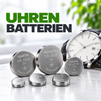 Uhrenbatterien für Armbanduhren und Präzisionsgeräte
