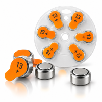 Hörgerätebatterien Typ 13 Orange für moderne Hörgeräte
