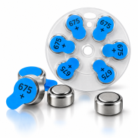 Hörgerätebatterien Typ 675 Blau für moderne Hörgeräte