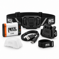 Petzl Zubehör für Stirnlampen mit Akkus, Halterungen, Adaptern und Taschen