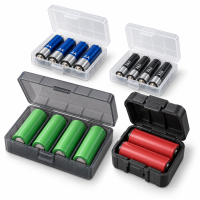 Aufbewahrungsboxen für Akkus, Batterien und 18650 Rundzellen