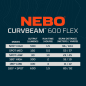 Preview: NEBO Kopfleuchte CURVBEAM 600 FLEX hybrid max. 600 Lumen