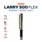 Preview: NEBO Arbeitsleuchte LIL LARRY 500 FLEX Hybrid inkl. Akku mit max. 500 Lumen