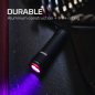 Preview: NEBO UV-Taschenlampe TORCHY UV Dual-​Band (365nm + 395nm) inkl. Batterien
