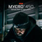 Preview: NEBO MYCRO 450 LED-Stirnlampe Grau 450 Lumen USB-C mit Rot- & Grünlicht