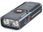 Preview: Fenix E06R Schlüsselbundleuchte Grau 700 Lumen UV-Licht roter Laser USB-C