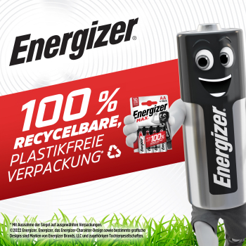 Energizer Max Alkaline Batterie Micro - AAA - LR03 - 4er Blister