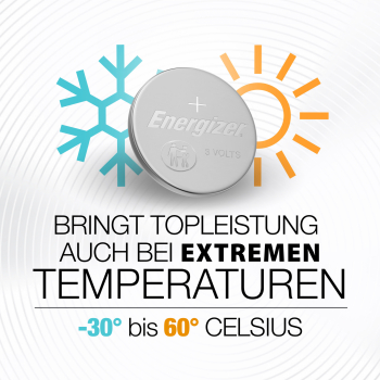 Preview: Energizer Ultimate Lithium Knopfzelle CR 2025 3V Performance 2er Maxiblister