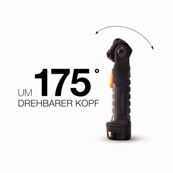 Preview: Energizer Pro Hardcase PIVOT PLUS Taschenlampe inkl. 2 AA Batterien