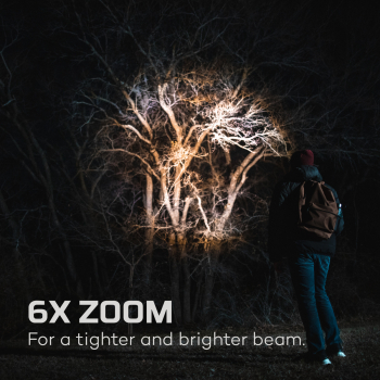 NEBO Taschenlampe DAVINCI™ 1000 wiederaufladbar, 6-​Fach Zoom mit max. 1000 Lumen