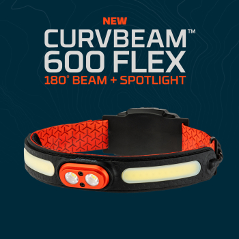 NEBO Kopfleuchte CURVBEAM 600 FLEX hybrid max. 600 Lumen