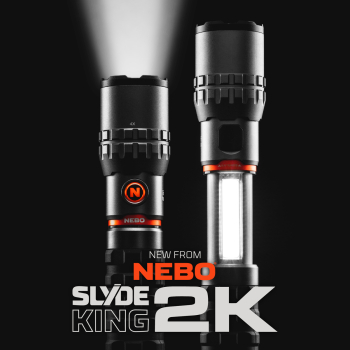NEBO Arbeitsleuchte SLYDE KING 2K wiederaufladbar mit max. 2000 Lumen