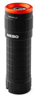 NEBO UV-Taschenlampe TORCHY UV Dual-​Band (365nm + 395nm) inkl. Batterien