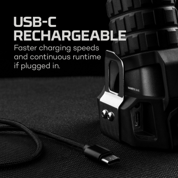 NEBO LUXTREME SL25R LED-Suchscheinwerfer 500 Lumen 400 m mit Akku