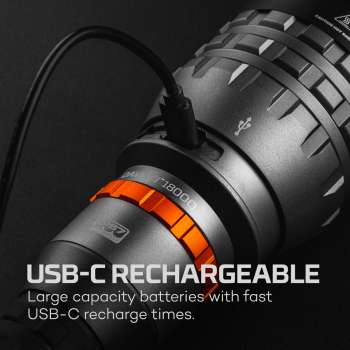 NEBO DAVINCI 18000 LED-Taschenlampe 18.000 Lumen mit Powerbank & USB-C