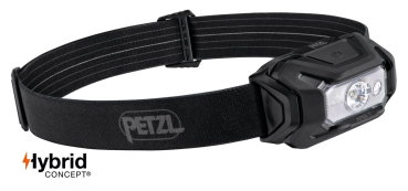 PETZL ARIA 1 RGB E069BB00 schwarze Stirnlampe 350 Lumen
