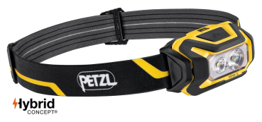 PETZL ARIA 2 E070AB00 Stirnlampe Schwarz Gelb 450 Lumen
