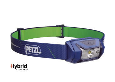 Petzl TIKKA CORE E067AB01 Stirnlampe Blau 450 Lumen mit CORE-Akku