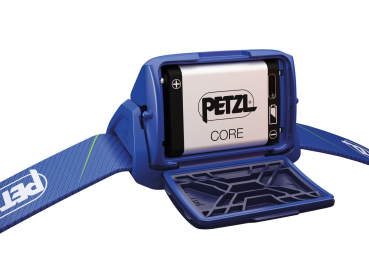 Petzl TIKKA CORE E067AB01 Stirnlampe 450 Lumen Blau inkl. CORE-Akku