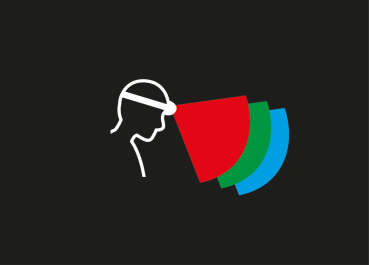 Preview: PETZL ARIA 1R RGB E069DB00 Akku-Stirnlampe Schwarz 475 Lumen