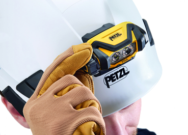 Petzl PIXA E120AA00 Arbeitsstirnlampe 450 Lumen IP68 inkl. 3 AAA-Batterien
