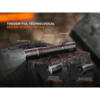 Fenix PD32R LED Taschenlampe 1400 Lumen USB-C inkl. 3400mAh Akku