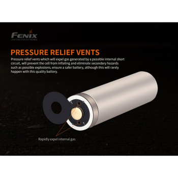 Fenix ARB-L21-5000 V2.0 21700 Li-Ion Akku 5000mAh 3,6V geschützt