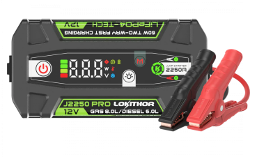 Preview: LOKITHOR J2250 PRO Jumpstarter 12V 2250A LiFePO4 mit ConnectMax & Powerbank