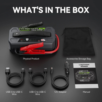 Preview: LOKITHOR J5000 PRO Heavy Duty Jumpstarter 12V 5000A LiFePO4 mit ConnectMax