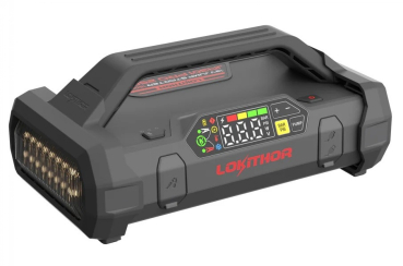LOKITHOR JA301 PRO 12V-Starthilfegerät mit 2500 A Spitzenstrom, 150-PSI-Kompressor, ConnectMax, 60-W-USB-C-Powerbank und LED-Leuchte