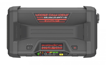 Preview: LOKITHOR JA301 PRO Jumpstarter 12V 2500A mit Kompressor 150 PSI & ConnectMax