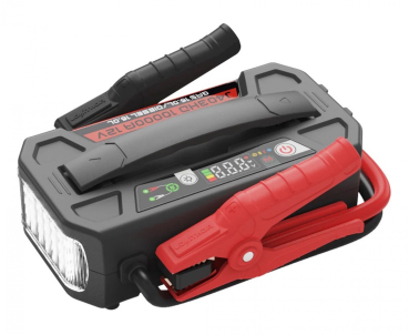 LOKITHOR J403HD Heavy Duty LiPo-Starthilfegerät 12V mit 10000 A Spitzenstrom, 236,8-Wh-Akku, ConnectMax und 100-W-USB-C-Powerbank