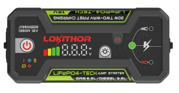 Preview: LOKITHOR J1350 PRO Jumpstarter 12V 1350A LiFePO4 mit ConnectMax & Powerbank