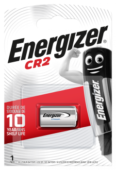 Energizer CR2 EL1CR2 Lithium Batterie 3V 800mAh im 1er Blister