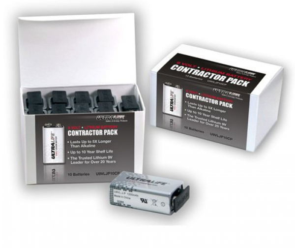Ultralife Lithium Batterie E-​Block U9VL-​J-P 9V 1200 mAH
