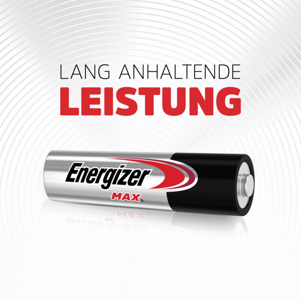 Energizer Max Alkaline Batterie Micro - AAA - LR03 - 4er Blister