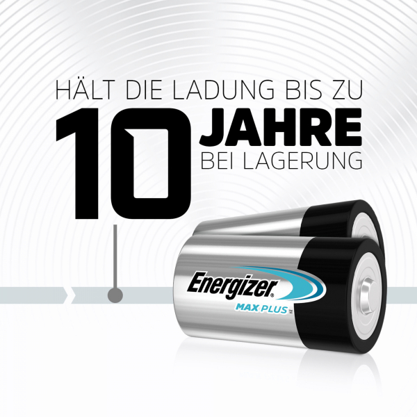 Energizer MAXPlus Batterie Mono - D - LR20 - 2er Blister