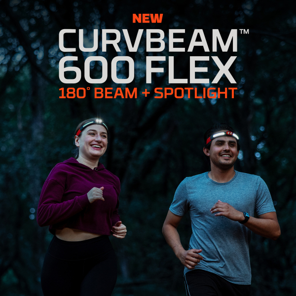 NEBO Kopfleuchte CURVBEAM 600 FLEX hybrid max. 600 Lumen