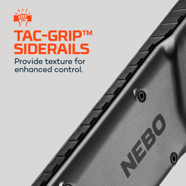 NEBO EDGE 2K LED-Taschenlampe 2000 Lumen USB-C mit Akku & Clip