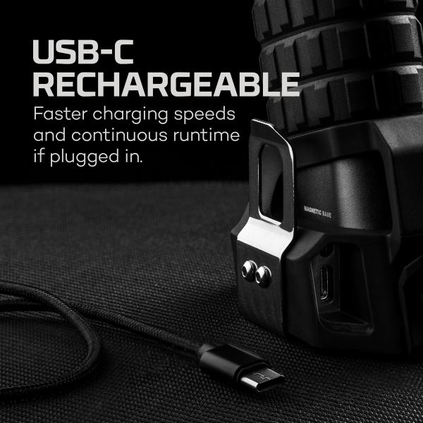 NEBO LUXTREME SL25R LED-Suchscheinwerfer 500 Lumen 400 m mit Akku