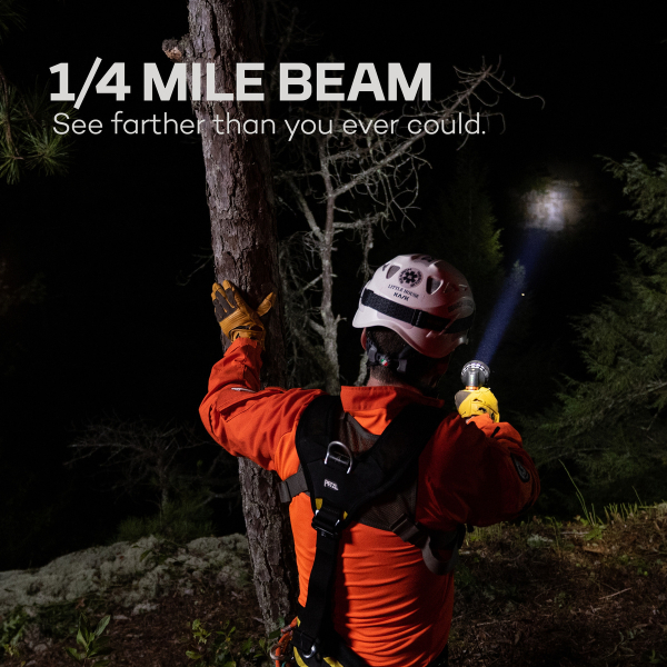 NEBO LUXTREME SL25R LED-Suchscheinwerfer 500 Lumen 400 m mit Akku