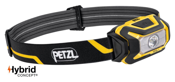 PETZL ARIA 1 E069AB00 Stirnlampe Schwarz Gelb 350 Lumen