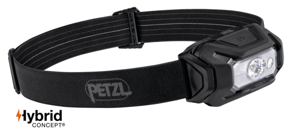 PETZL ARIA 1 RGB E069BB00 schwarze Stirnlampe 350 Lumen