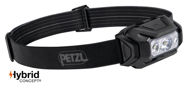 PETZL ARIA 2 RGB E070BB00 schwarze Stirnlampe 450 Lumen