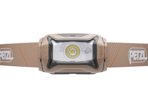 Petzl TIKKA CORE E067AB02 Stirnlampe 450 Lumen Braun inkl. CORE-Akku
