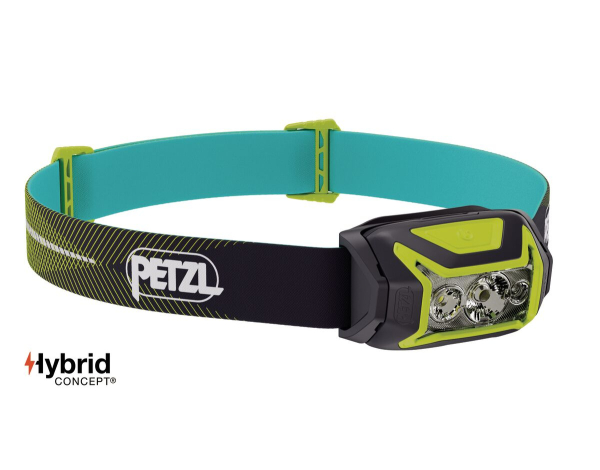 Petzl ACTIK CORE Grün E065AB03 Stirnlampe 625 Lumen mit CORE Akku