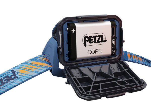 PETZL ARIA 1R RGB E069DB03 Akku-Stirnlampe Blau 475 Lumen